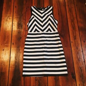 Ann Taylor Loft striped dress. Business casual